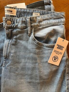NWT General Denim Works ROAM Men's Relaxed Straight Jeans